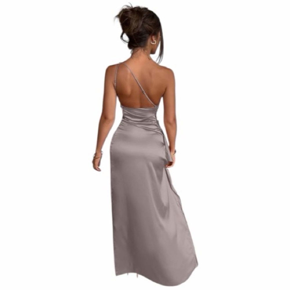 Memoriesea One Shoulder High Split Long Dress - Picture 2 of 5